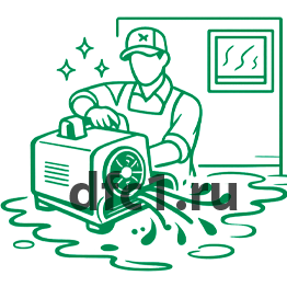 Сушка и уборка после потопа в Томске